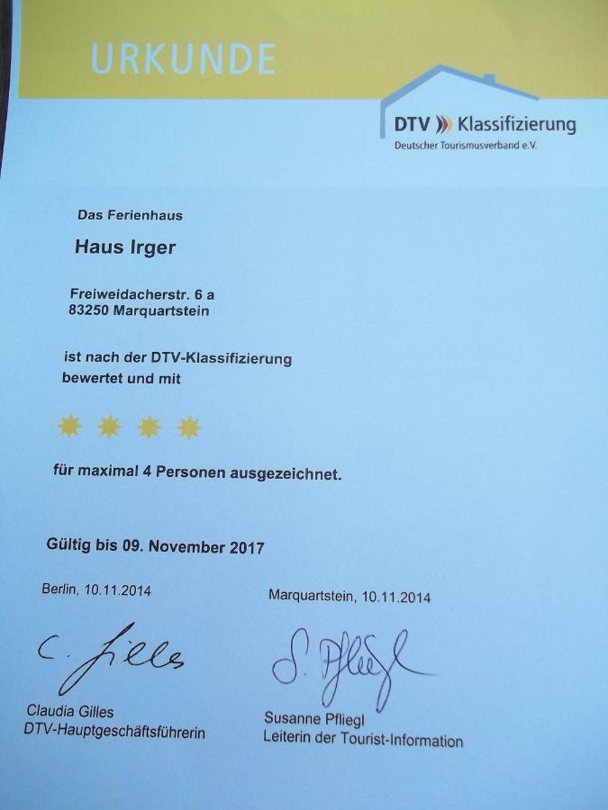 Ferienhaus Irger Marquartstein Buitenkant foto